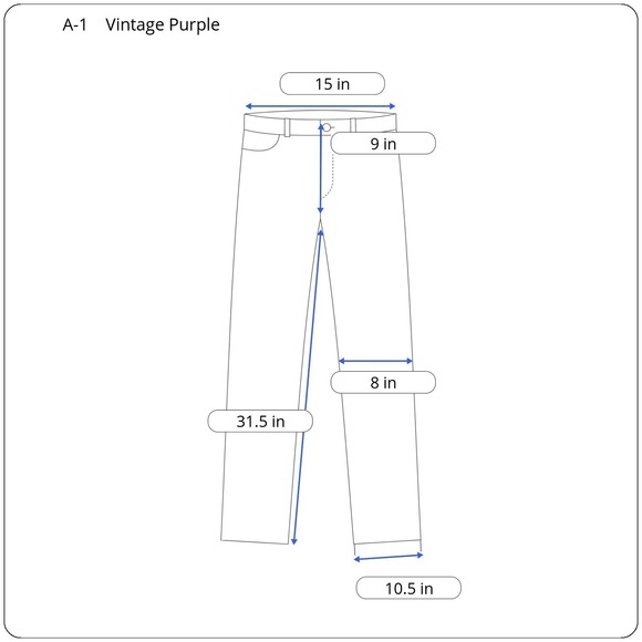 VTG 70s Purple Lace Up Bell Bottoms Sz S Hippie Disco Boho Jimi Hendrix‎ - Picture 7 of 7